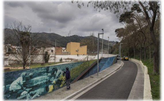 Un graffiti de 100 metros