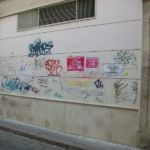 Limpieza de graffitis - Antes