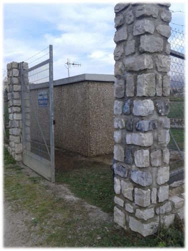 Limpieza de graffitis en piedra - después